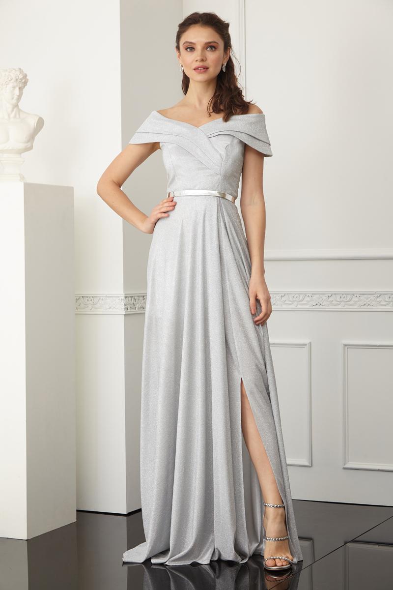 White velvet 13 short sleeve maxi dress