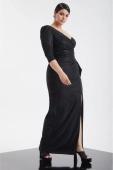 black-plus-size-velvet-13-single-sleeve-maxi-dress-961586-001-11682
