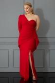 red-plus-size-crepe-single-sleeve-maxi-dress-961542-013-12890