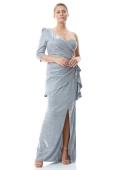 silver-plus-size-velvet-13-single-sleeve-maxi-dress-961586-028-14163